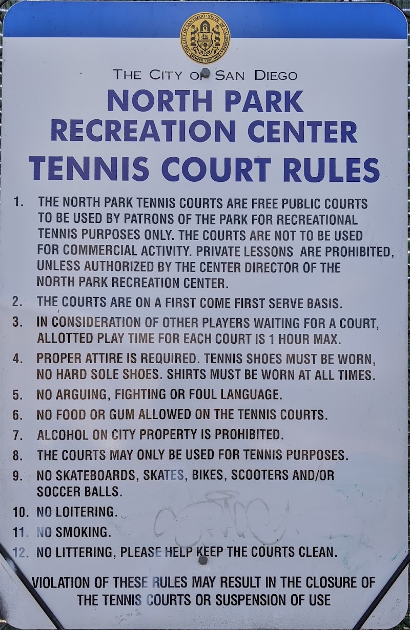 North Park Tennis Courts photo 1