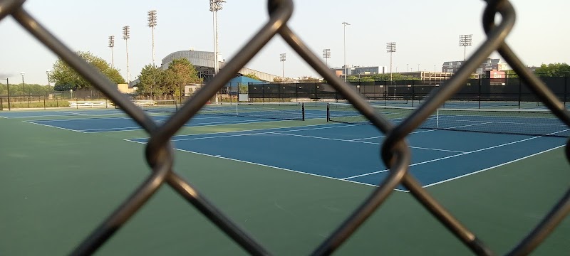 IU Indianapolis outdoor tennis courts photo 1