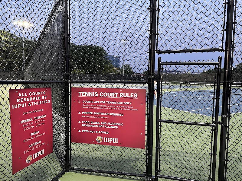 IU Indianapolis outdoor tennis courts photo 3