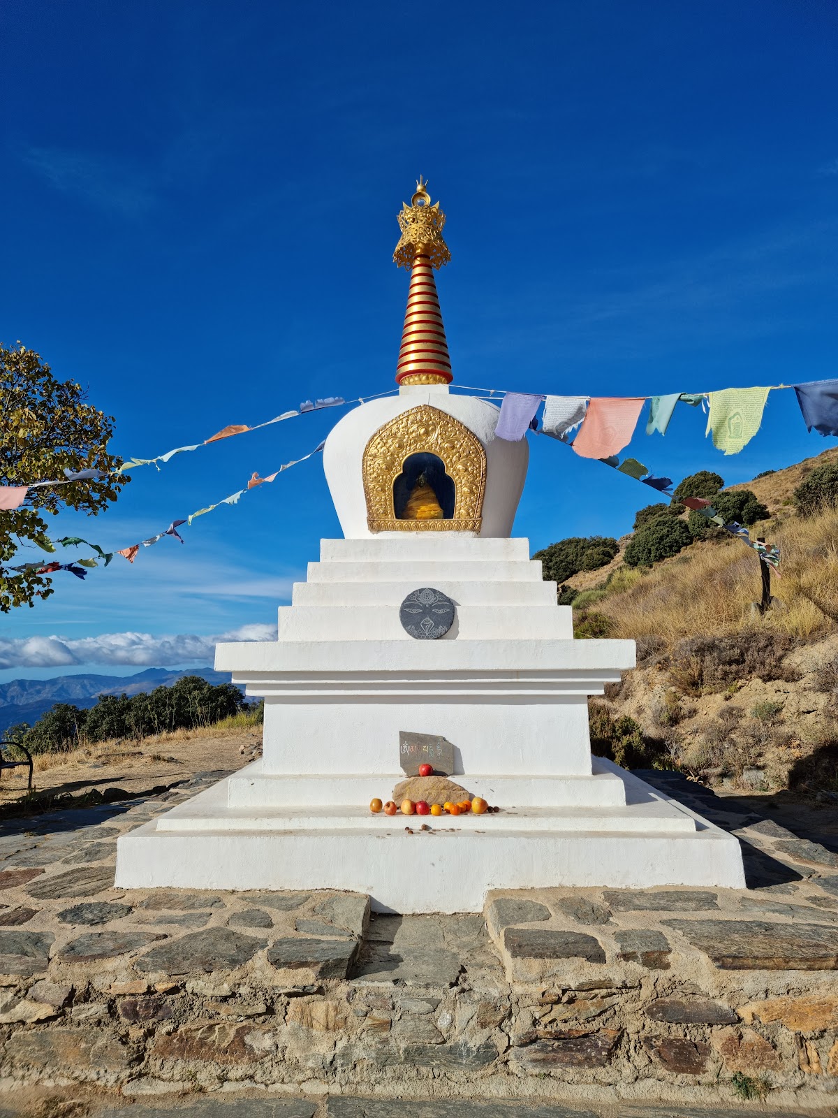 Stupa at O Sel Ling Buddhist Retreat